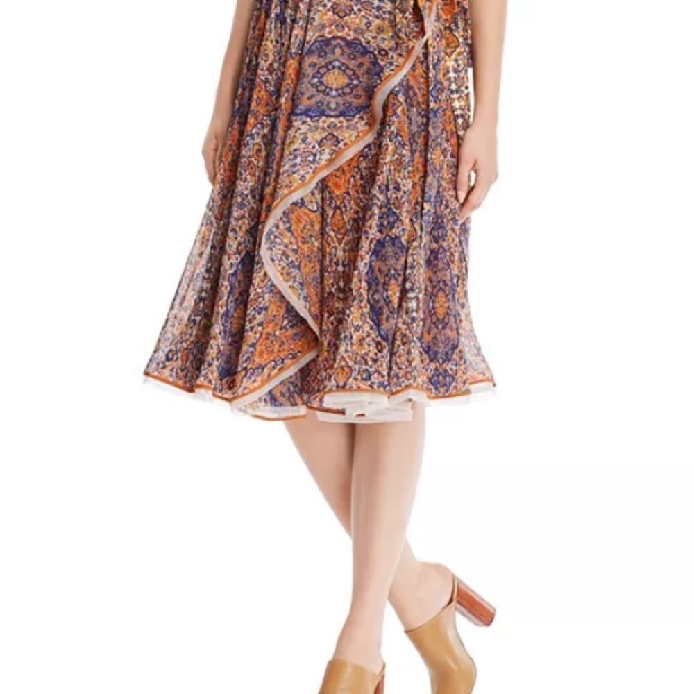 Tory Burch Quincy wrap skirt.